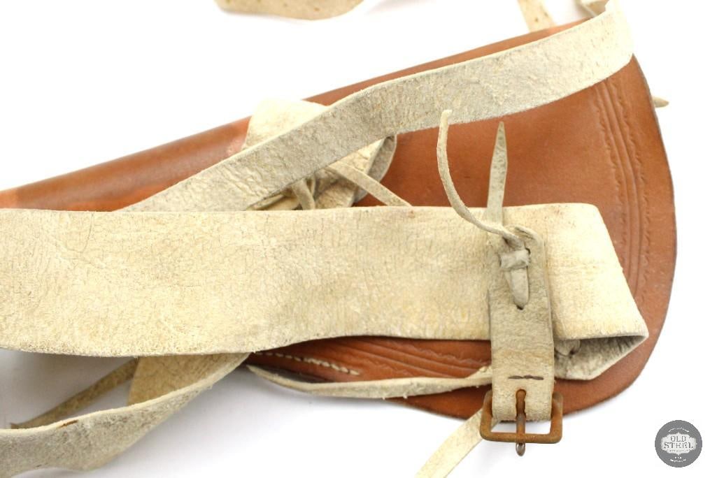 Long Barrel Leather Shoulder Holster - 4