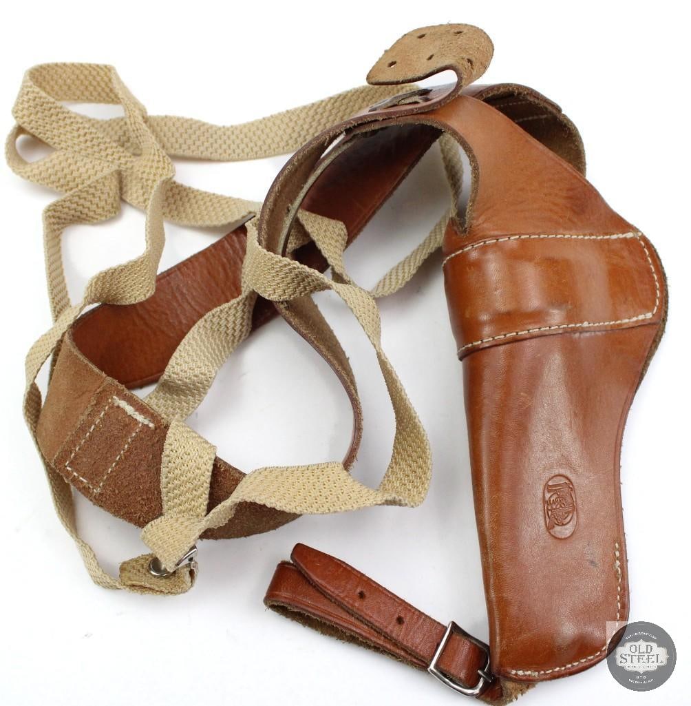 Leather Shoulder Holster for Llama Pistols: Leather Shoulder Holster for Llama Pistols THIS ITEM IS AS PICTURED WITH NO FURTHER ATTACHMENTS. ALL SALES ARE FINAL. PLEASE REFER TO THE AUCTION DESC