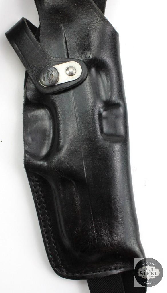 Falco Black Leather Pistol Shoulder Holster - 2