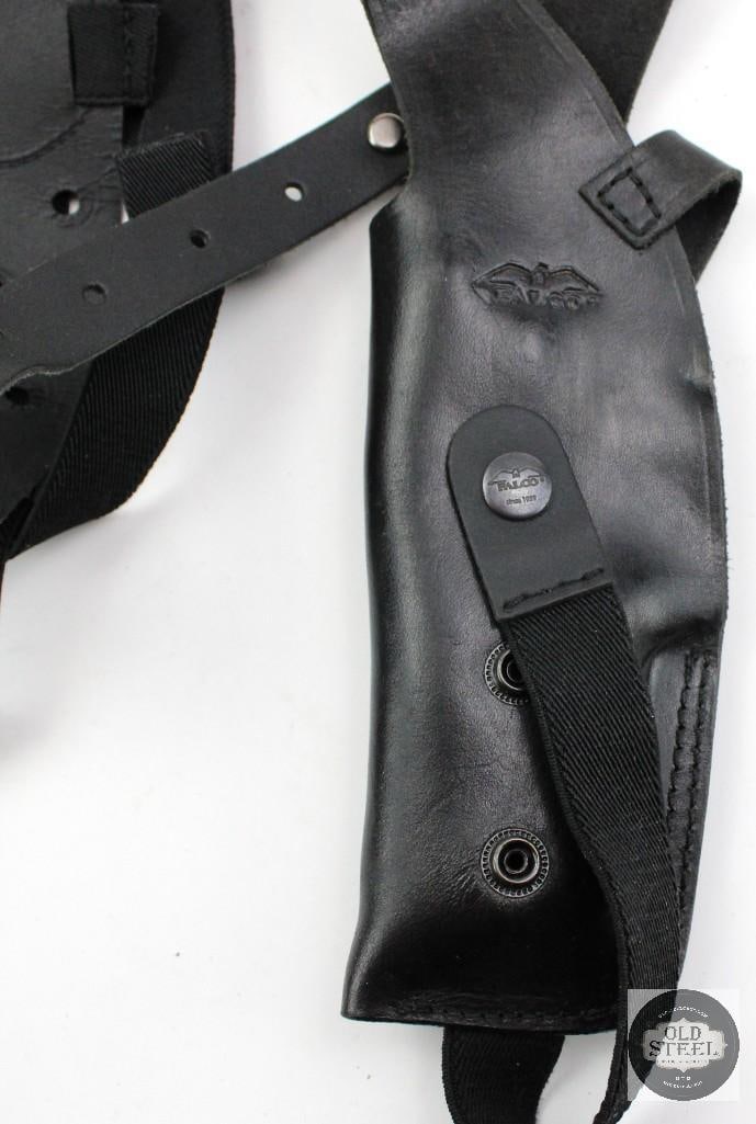 Falco Black Leather Pistol Shoulder Holster - 5