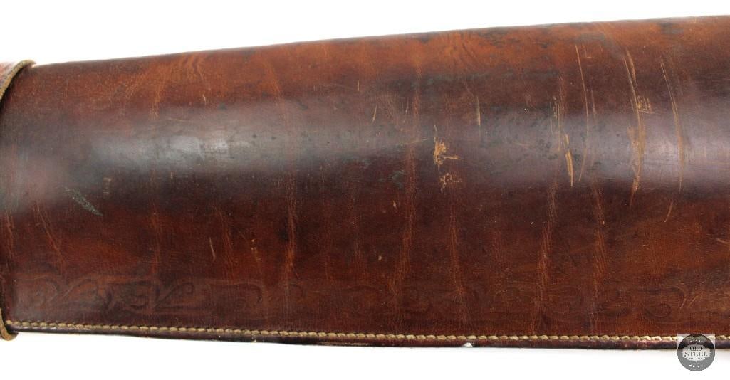 Leather Rifle Scabbard - 4