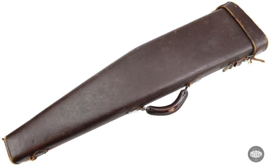 Shotgun Leather Case: Up for auction a Shotgun Leather Case, with noticeable use and wear THIS ITEM IS AS PICTURED WITH NO FURTHER ATTACHMENTS. ALL SALES ARE FINAL. PLEASE