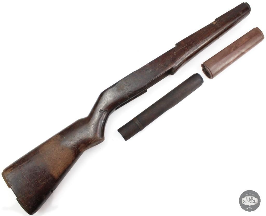M1 Garand 3 Piece Stock Set: M1 Garand 3 Piece Stock Set, parts are not form the original set, noted difference in material and finish/grain THIS ITEM IS AS PICTURED WITH NO FURTHER ATTACHMENTS. ALL SALES ARE FINAL.