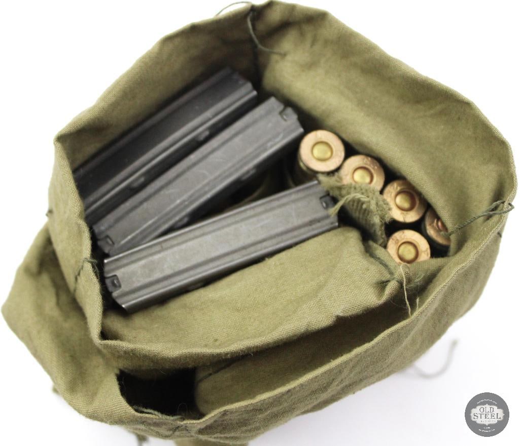 35rds 30-06 SPRG on 5rds Clips in Bandoleer - 2