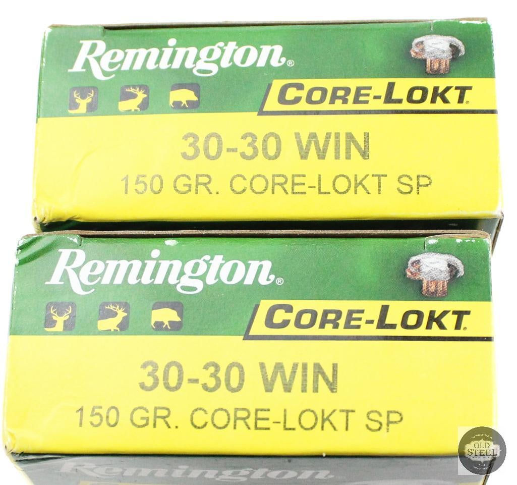 2 Boxes Remington Core-Lokt 30-30 WIN 150gr SP Ammunition - 40rds - 2