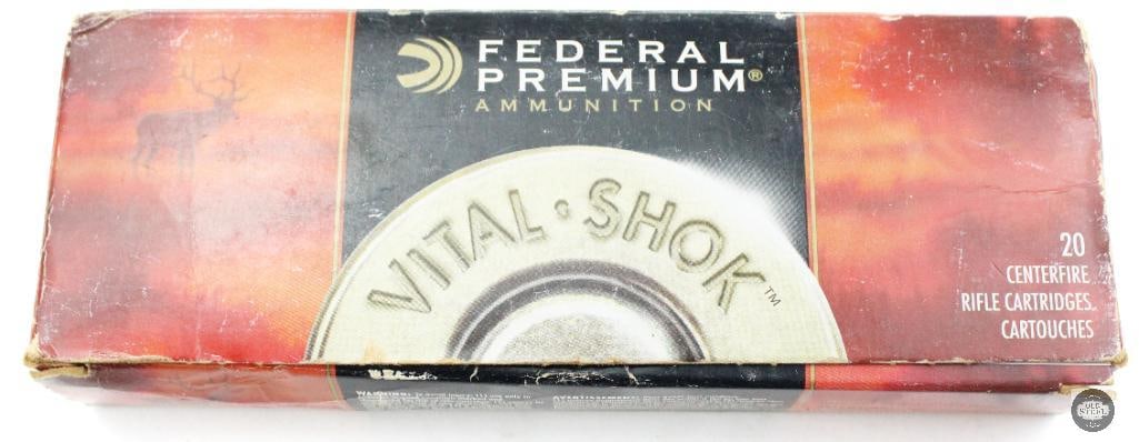 Box of Federal 300 WSM 180gr Barnes Triple Shok Ammunition - 20rds: Box of Federal 300 WSM 180gr Barnes Triple Shok Ammunition - 20rds THIS ITEM IS AS PICTURED WITH NO FURTHER ATTACHMENTS. ALL SALES ARE FINAL. PLEASE REFER TO THE AUCTION DESCRIPTION, LOT