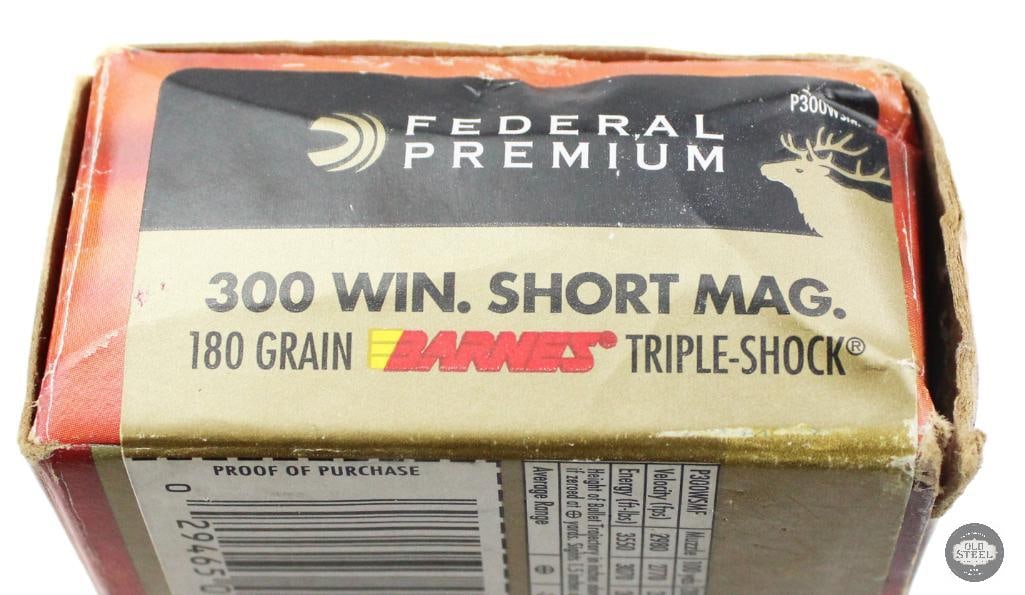 Box of Federal 300 WSM 180gr Barnes Triple Shok Ammunition - 20rds - 2