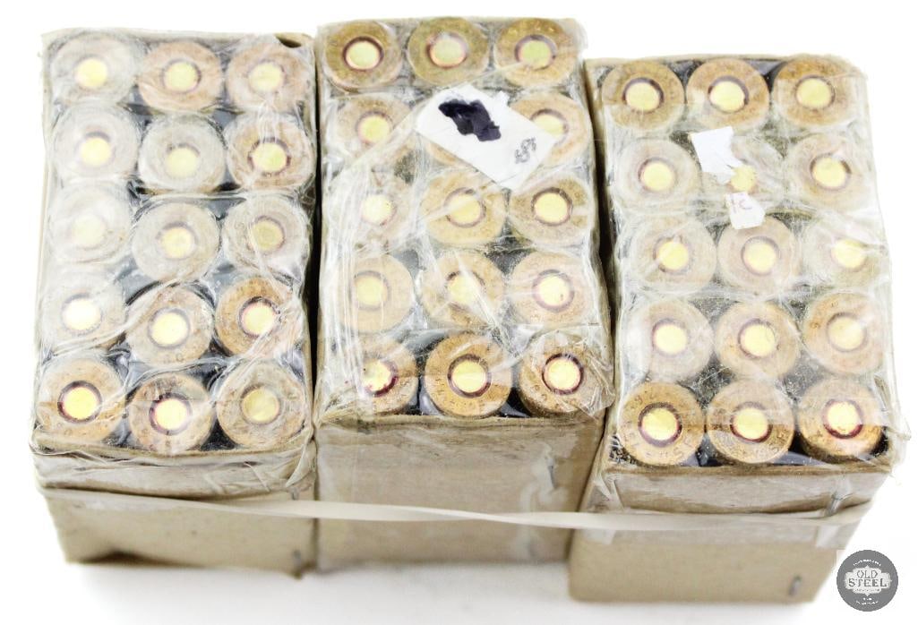 3 Boxes 7.65 Argentine Ammunition - 45rds: 3 Boxes 7.65 Argentine Ammunition - 45rds THIS ITEM IS AS PICTURED WITH NO FURTHER ATTACHMENTS. ALL SALES ARE FINAL. PLEASE REFER TO THE AUCTION DESCRIPTION, LOT #1 DESCRIPTION AND TERMS