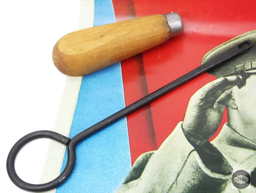 USSR Propaganda Poster and Communist Party Membership Book and Tools - 2
