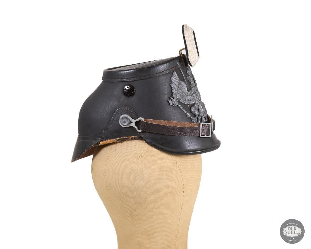 Original Imperial German WWI Prussian M1915 Jager Enlisted Shako - 2