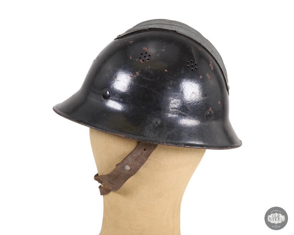 Original Czech Vz25 Helmet - With Liner and Chin Strap - 4