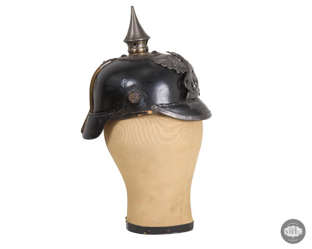 Imperial German Pickelhaube Helmet and Protective Storage Case - 3