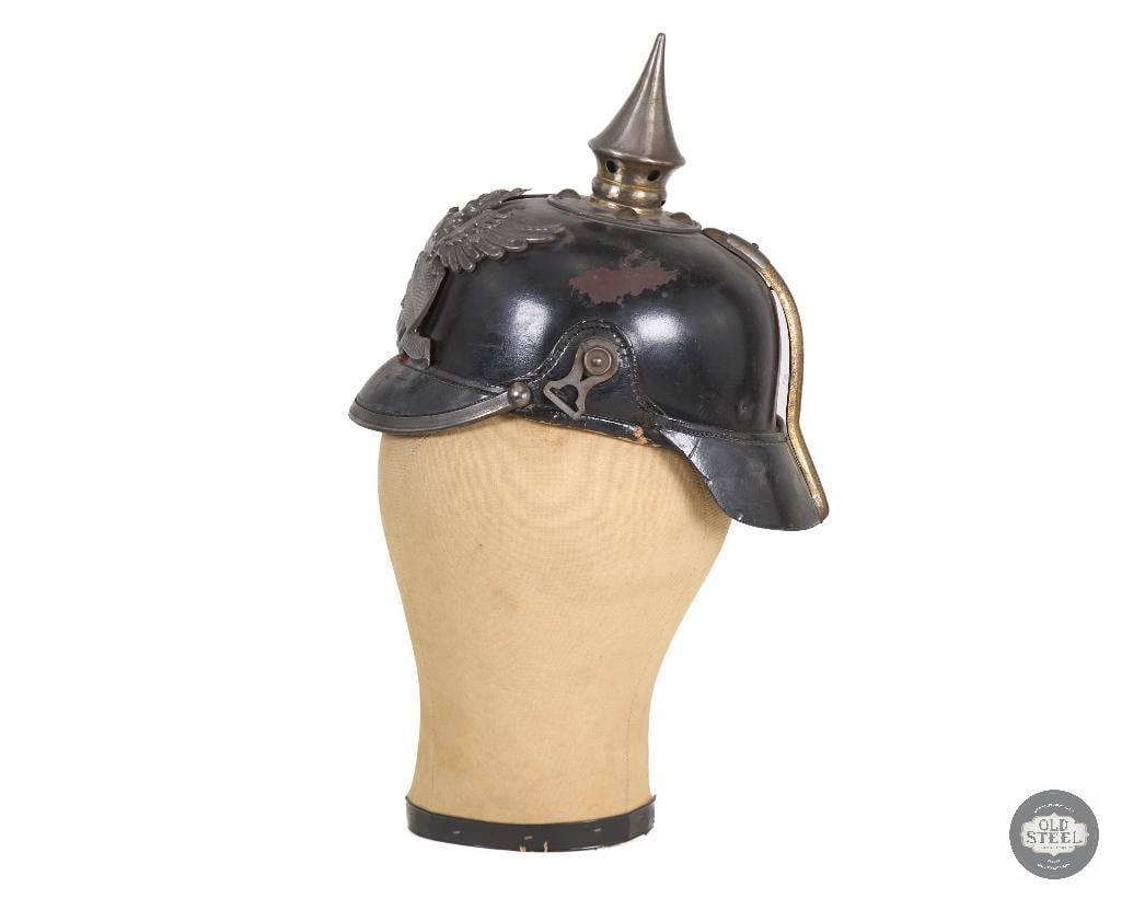Imperial German Pickelhaube Helmet and Protective Storage Case - 4