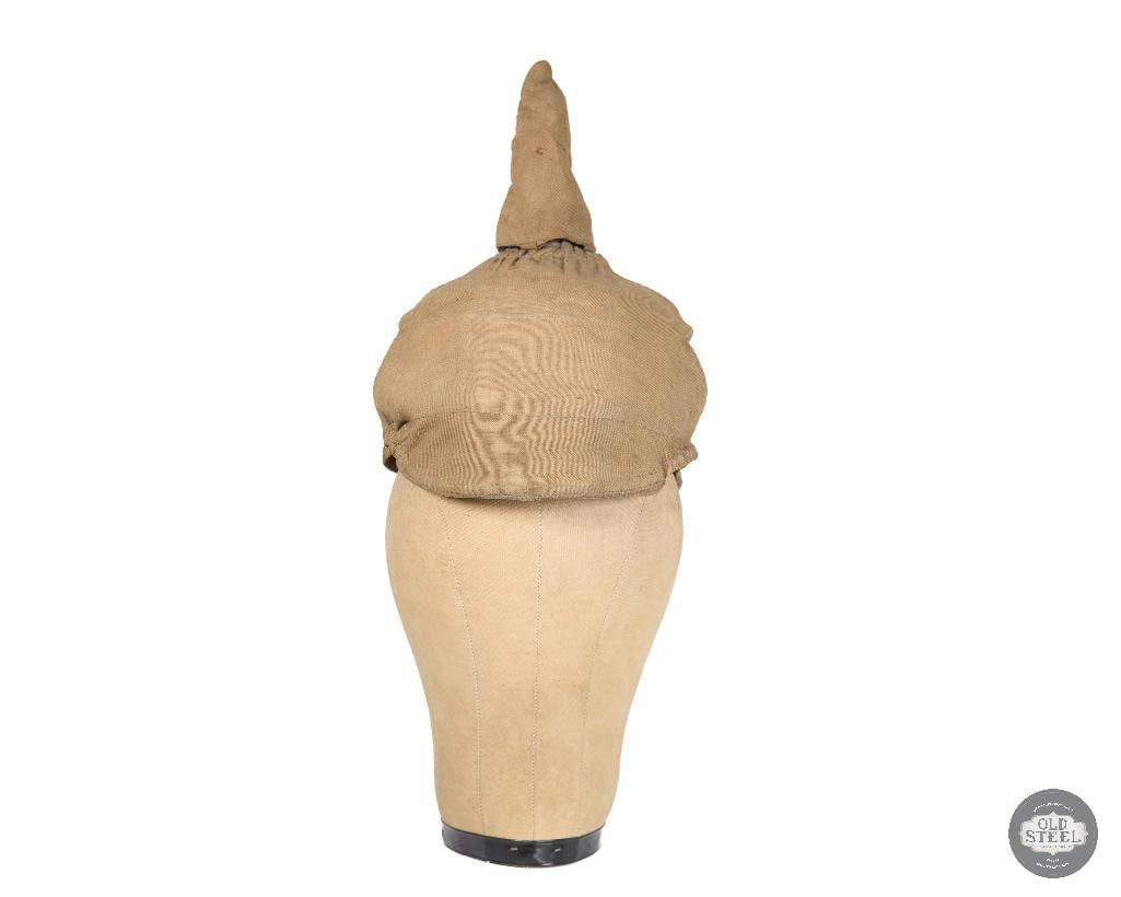Original German WWI Prussian Officers Model 1897 Pickelhaube Spiked Helmet With Uberzug - 5