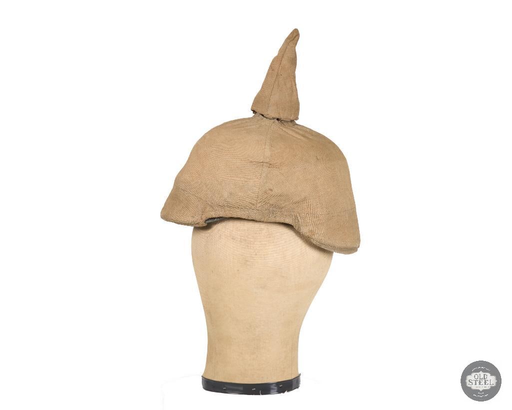 Original German WWI Prussian Officers Model 1897 Pickelhaube Spiked Helmet With Uberzug - 8