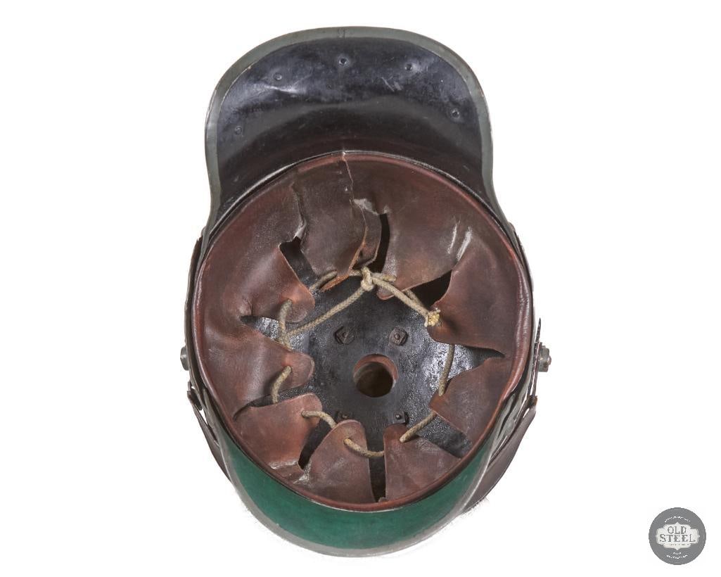 Original WWI Imperial German M1915 Spiked Pickelhaube Prussian Helmet - 5