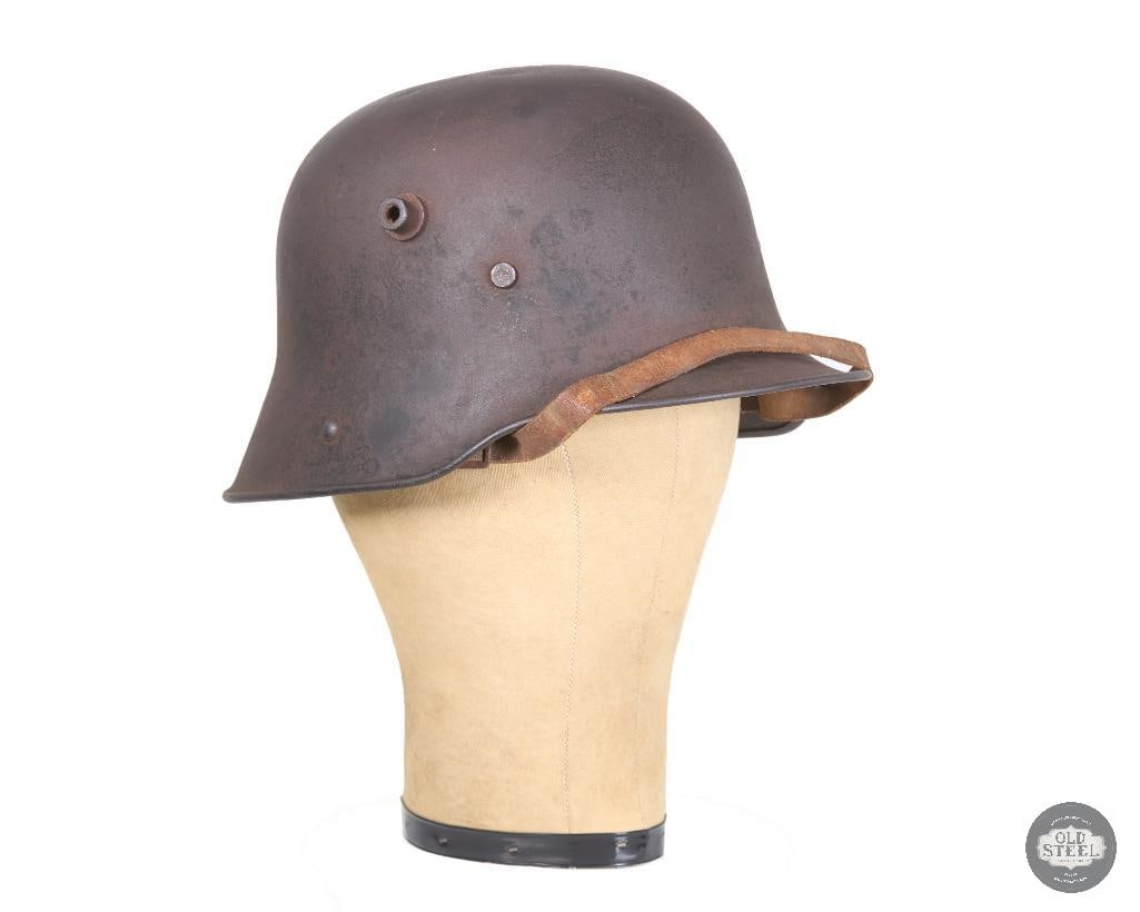 ORIGINAL M16 German WWI Helmet Original Leather Headband, Liner and Chinstrap (1 of 5)