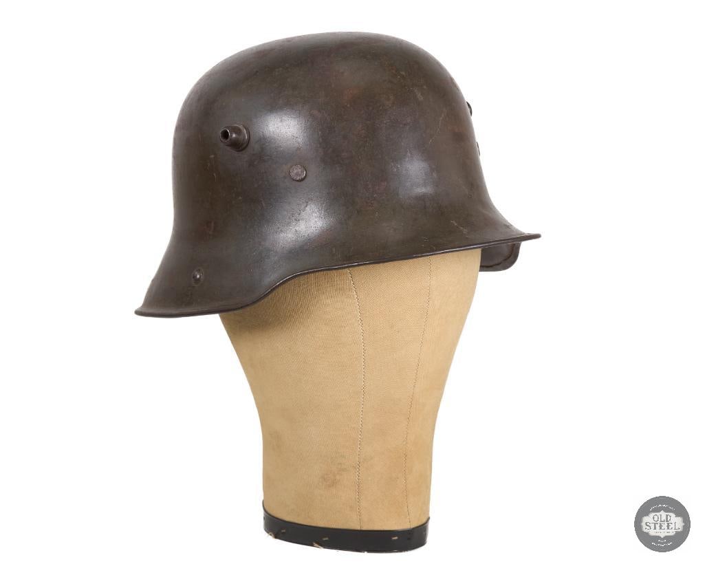 Original German WWI M16 Helmet with Headband and Liner - No Chinstrap: Original German WWI M16 Helmet with Headband and Liner - No Chinstrap. 667 marked on dome interior and L64 on the side. THIS ITEM IS AS PICTURED WITH