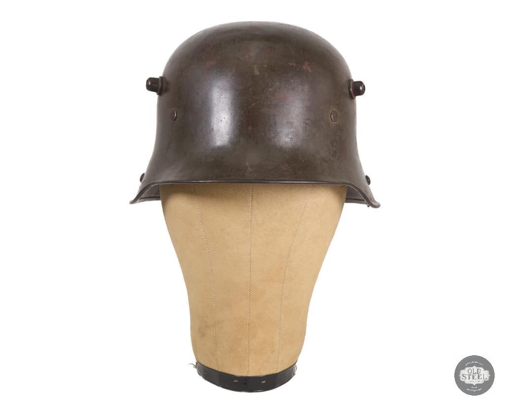 Original German WWI M16 Helmet with Headband and Liner - No Chinstrap - 2