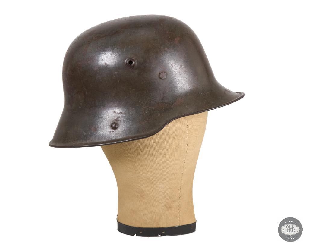 Original German WWI M16 Helmet with Headband and Liner - No Chinstrap - 3