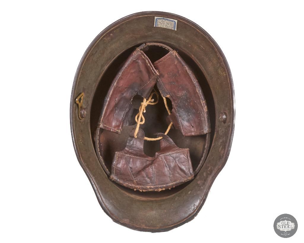 Original German WWI M16 Helmet with Headband and Liner - No Chinstrap - 5