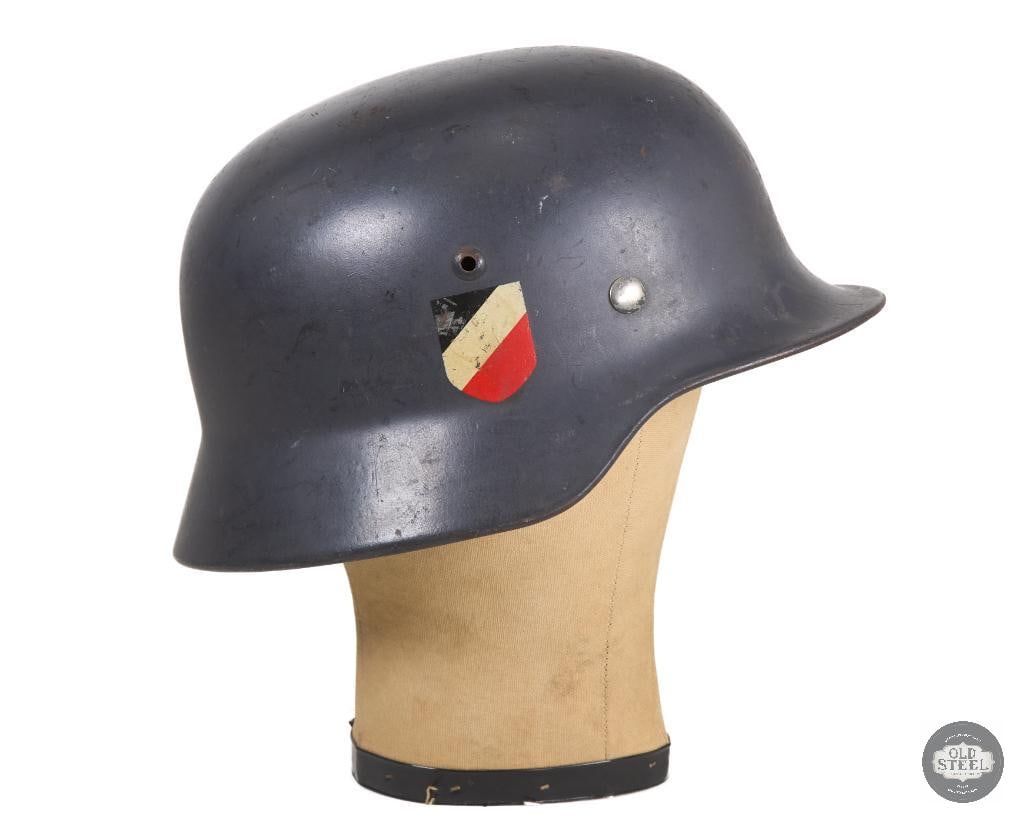 Original Luftwaffe M35 German Helmet WWII - 3