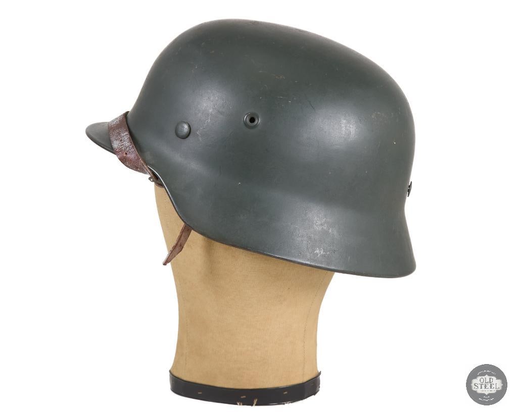 Original M40 German WWII Helmet - 4