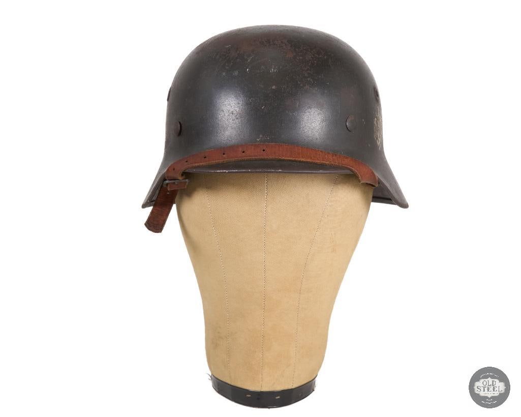 Original Heer M40 German Single Decal Helmet WWII - 2