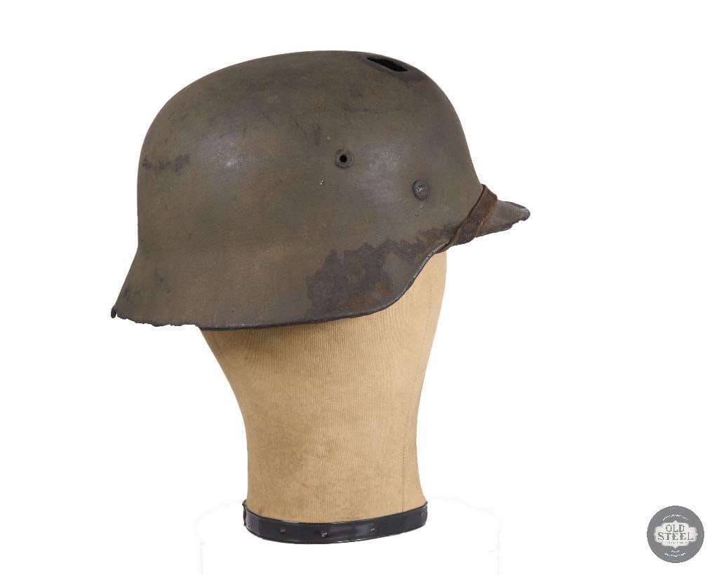 WWII German M40 Helmet Battle Damage Single Heer Decal - 3