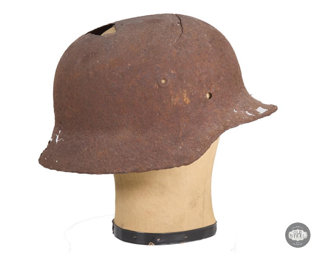 Battlefield Recovered M40 German Helmet Shell - 3