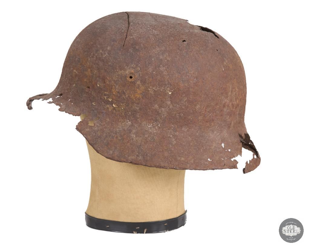 Battlefield Recovered M40 German Helmet Shell - 4