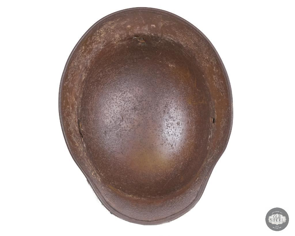 Original Hungarian M38 Steel Helmet Shell WWII - 5