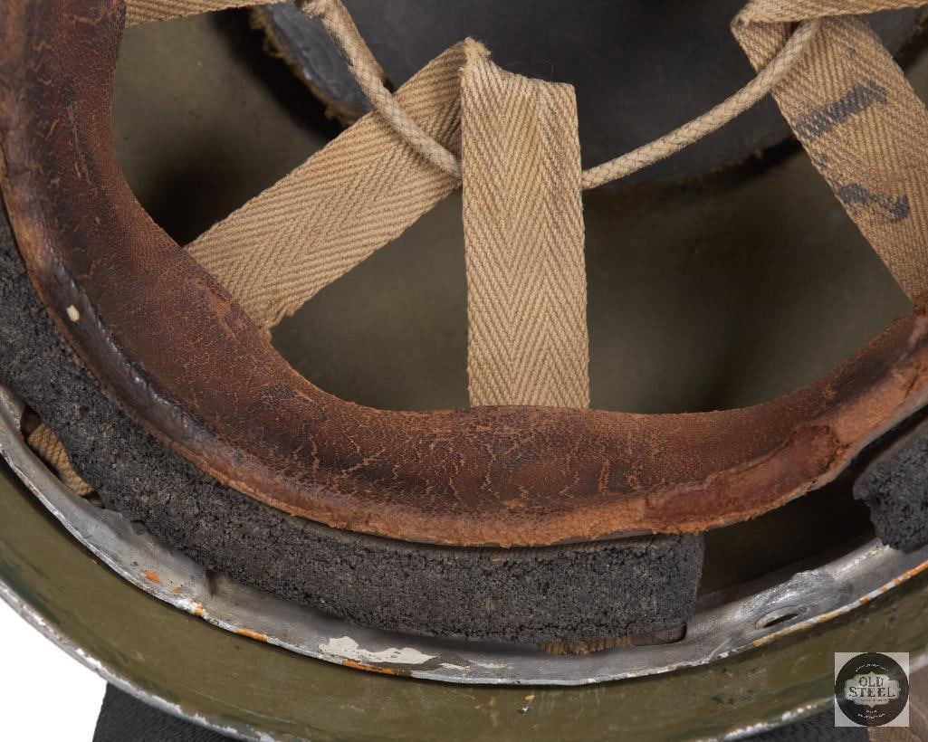 Original British Mk I Airborne Paratrooper Helmet WWII - 6