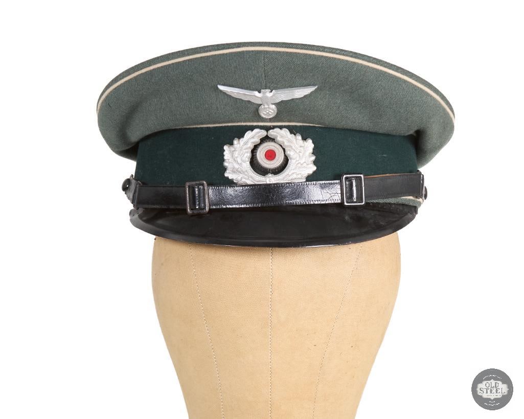 Original Heer Schirmmutze Infantry NCO German Visor Cap WWII - 2