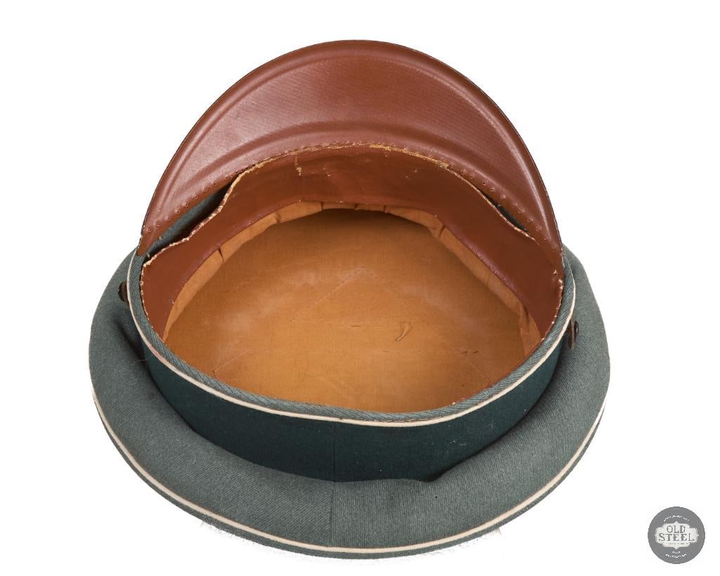 Original Heer Schirmmutze Infantry NCO German Visor Cap WWII - 5