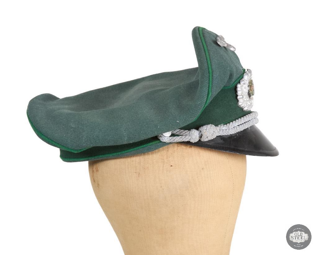 Original German Heer Gebirgsjager Official Oberleutnant Visor Cap WWII - 3