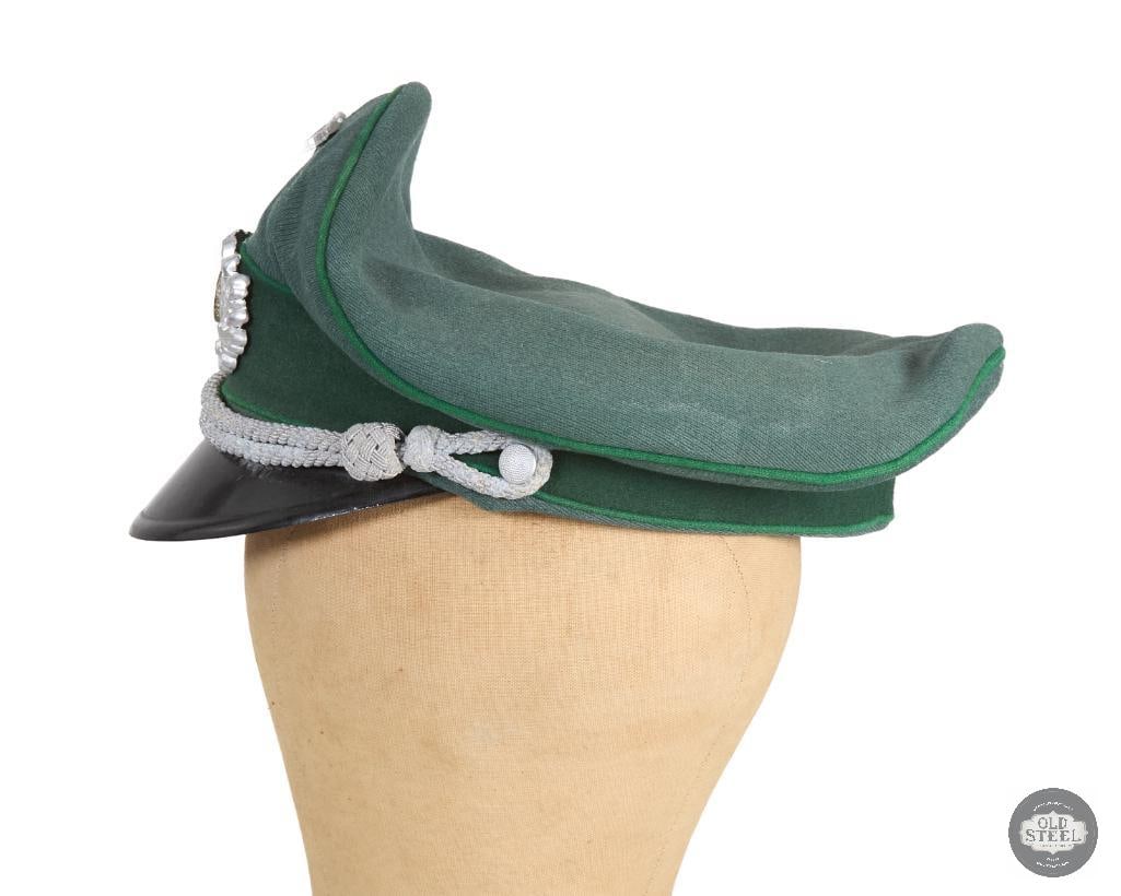 Original German Heer Gebirgsjager Official Oberleutnant Visor Cap WWII - 4