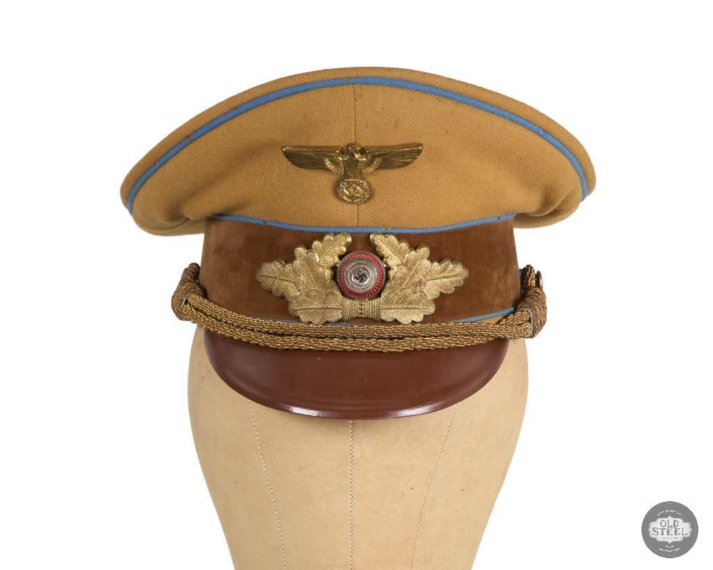 Original NSDAP Ortsgruppe Political Leader's Visor Cap German WWII - 2