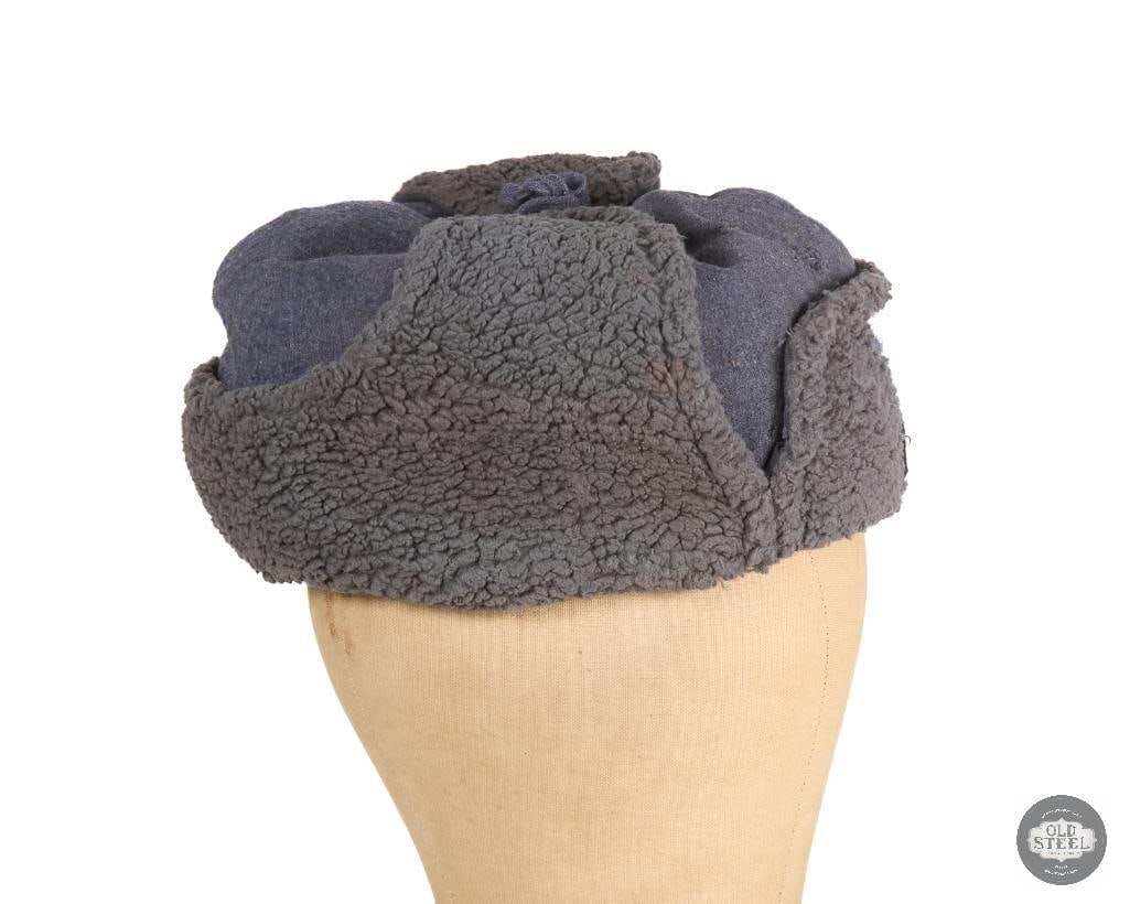 Original Luftwaffe 'Ushanka' Winter Cap Size 58 - 3