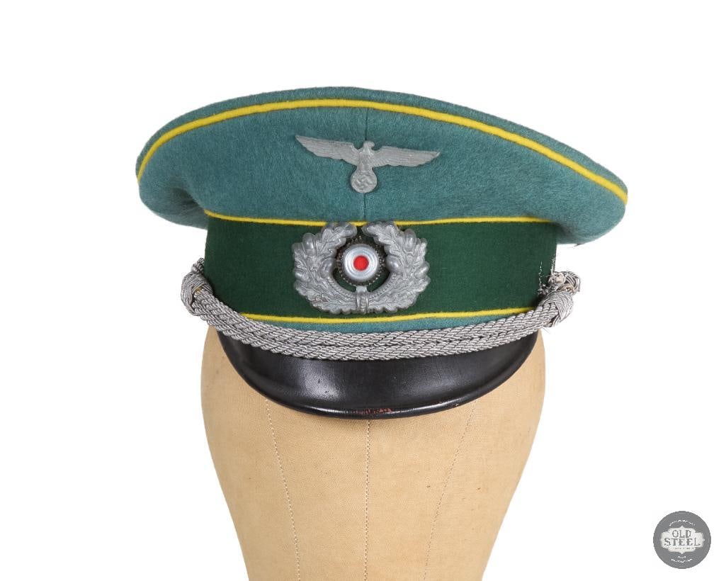 Original Signals Oberleutnant Schirmmutze Visor Cap German WWII - 2