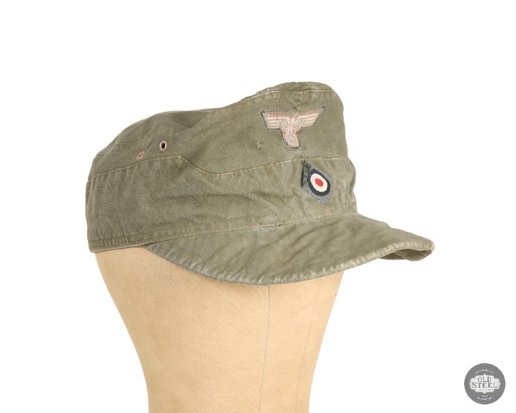 Original M41 Tropical Heer Afrika Korps Field Cap German WWII: Original M41 Tropical Heer Afrika Korps Field Cap German WWII THIS ITEM IS AS PICTURED WITH NO FURTHER ATTACHMENTS. ALL SALES ARE FINAL. PLEASE REFER TO THE AUCTION DESCRIPTION, LOT