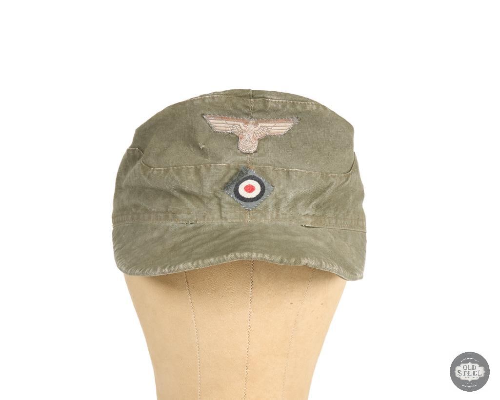 Original M41 Tropical Heer Afrika Korps Field Cap German WWII - 2