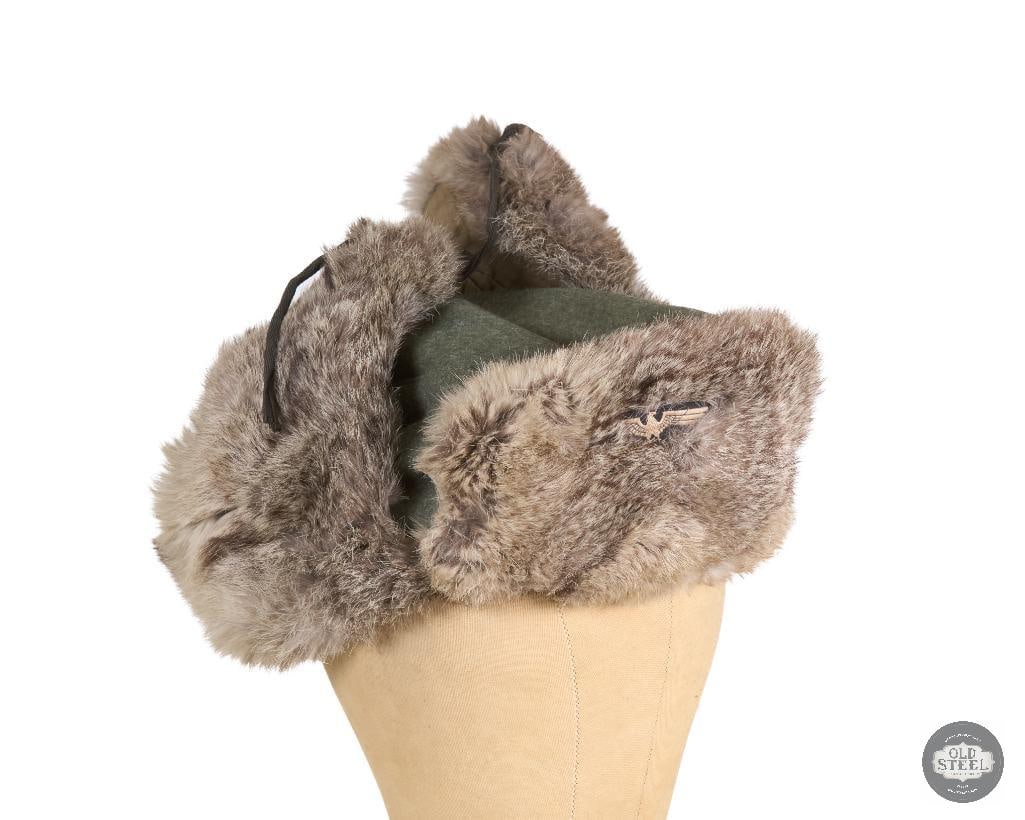 Original German Heer Eastern Front Rabbit Fur Hat Pelzmutze WWII: Original German Heer Eastern Front Rabbit Fur Hat Pelzmutze WWII THIS ITEM IS AS PICTURED WITH NO FURTHER ATTACHMENTS. ALL SALES ARE FINAL. PLEASE REF