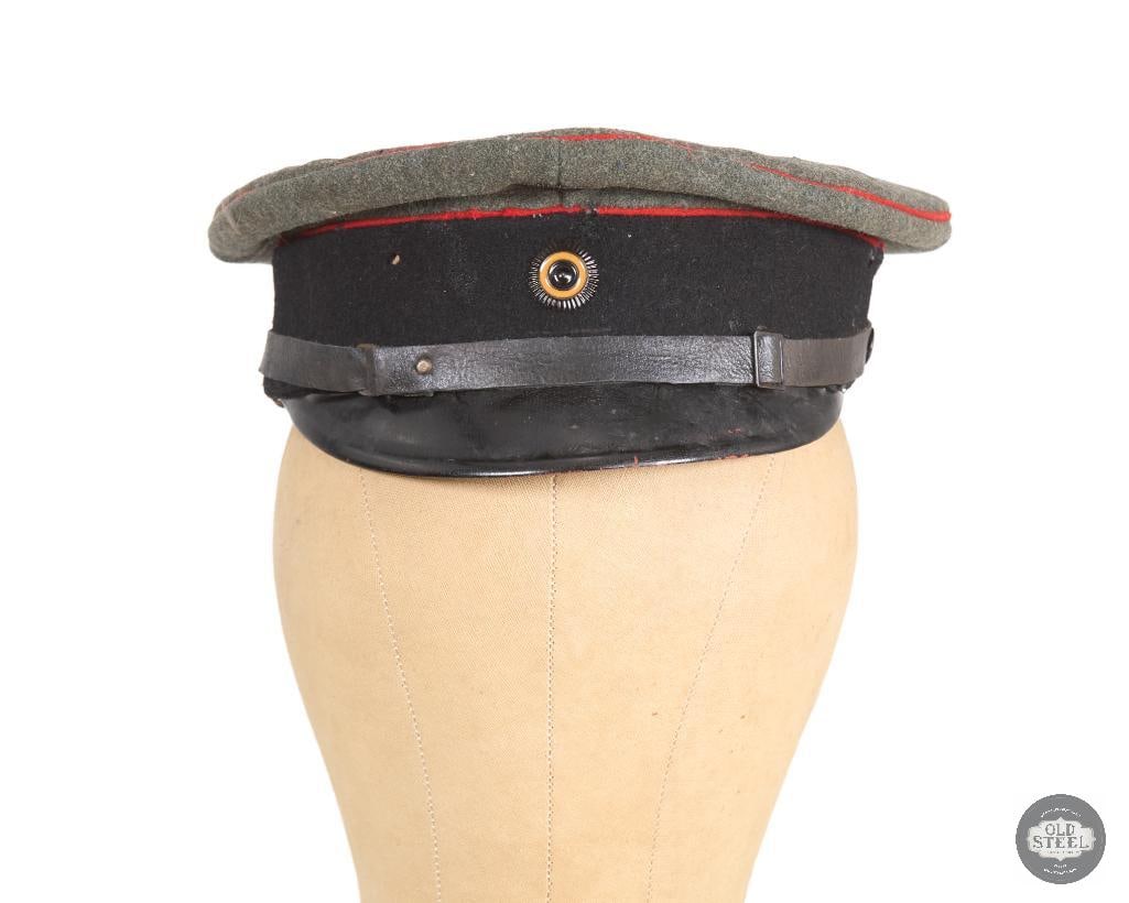 Original Imperial German Field Schirmmutze or Service Cap WWI - 2