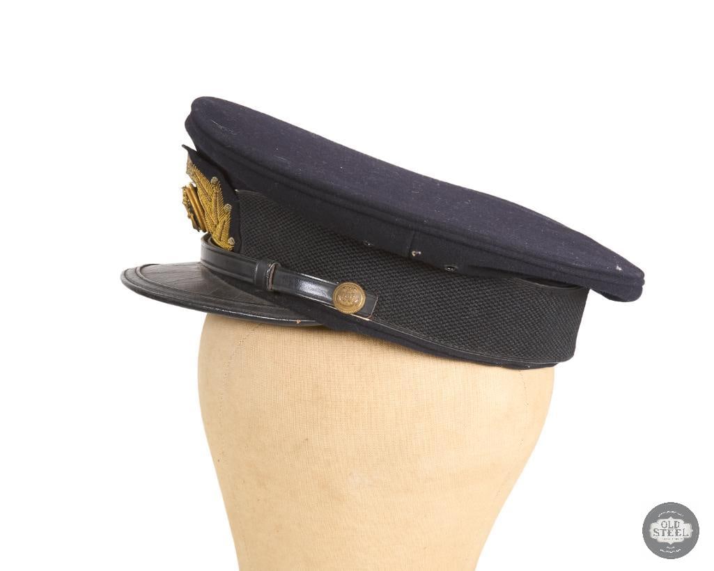 Original Imperial Japanese WWII Naval Officer's Visor Cap - 4