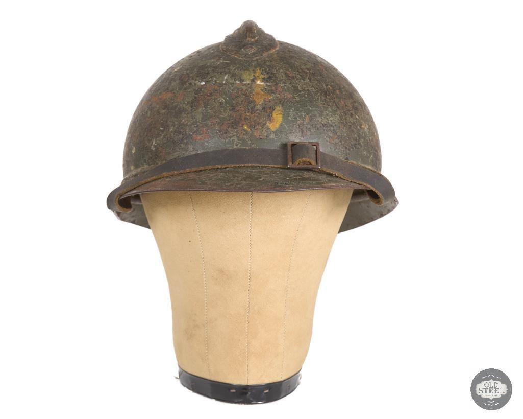 Original French Adrian Helmet with Chinstrap no Badge no Liner - 2