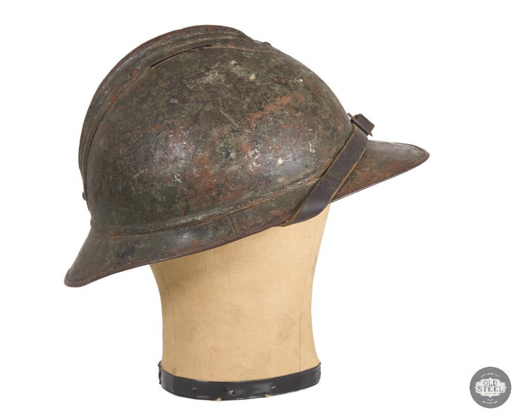 Original French Adrian Helmet with Chinstrap no Badge no Liner - 3
