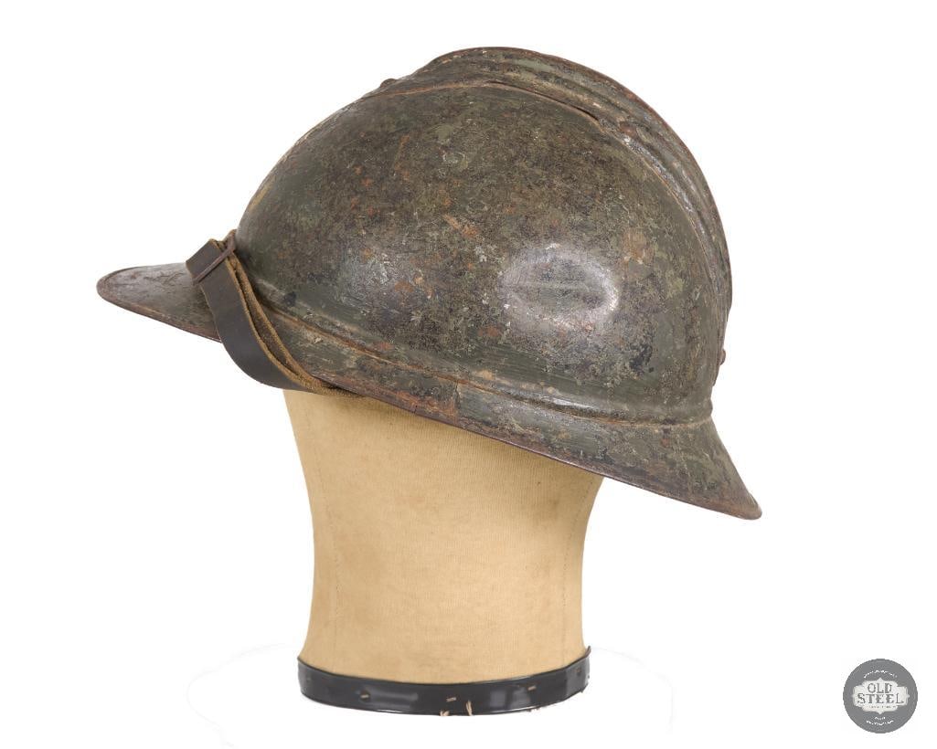 Original French Adrian Helmet with Chinstrap no Badge no Liner - 4