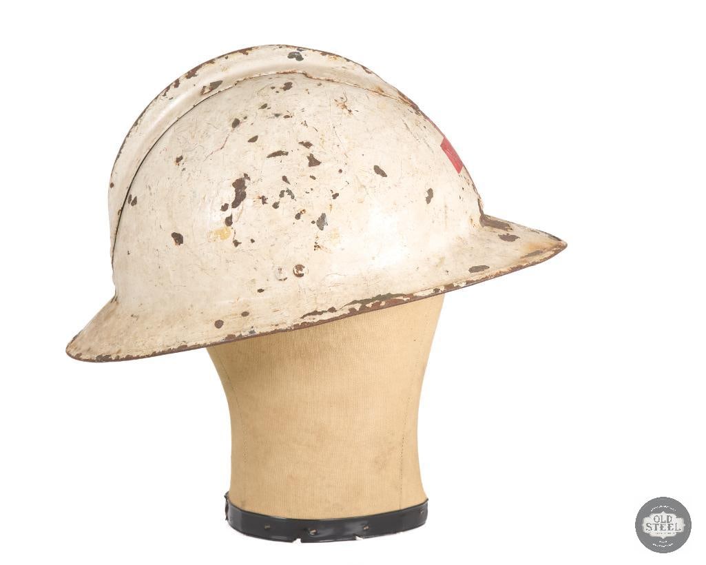 Original French Red Cross Adrian Helmet Shell - 3