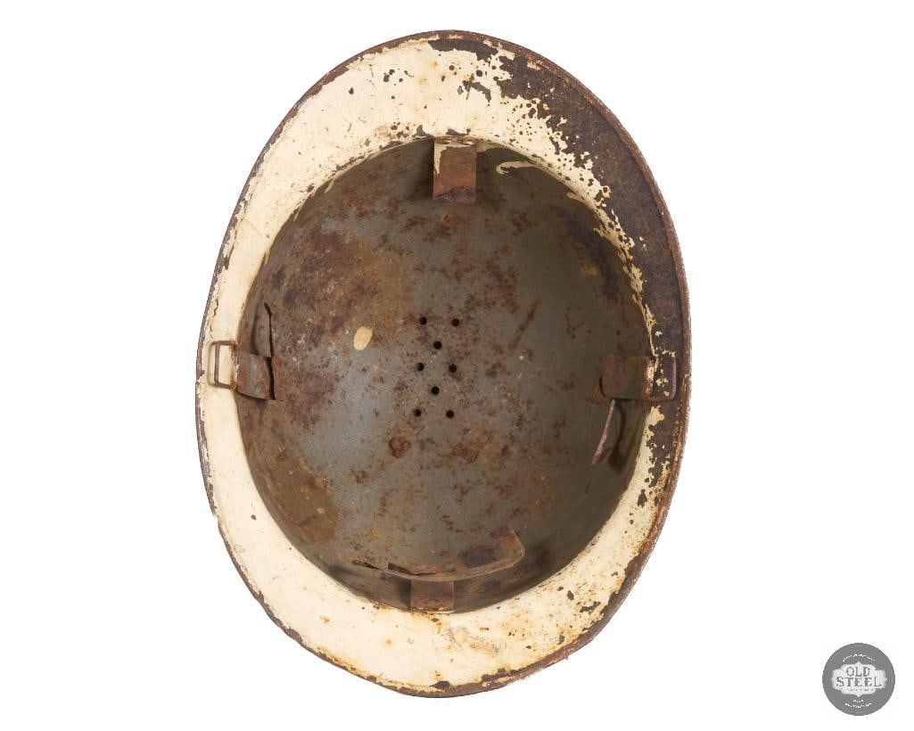 Original French Red Cross Adrian Helmet Shell - 5